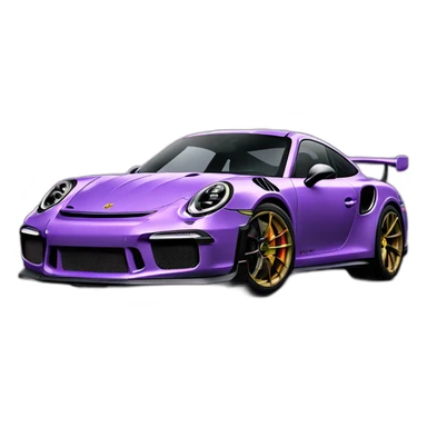 911 Gt3rs violete sticker