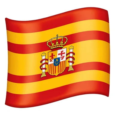 añade a la bandera de españa dos aguilas  sticker