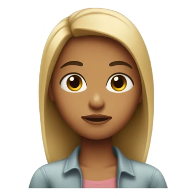 Girl with arms crossed annoyed sticker