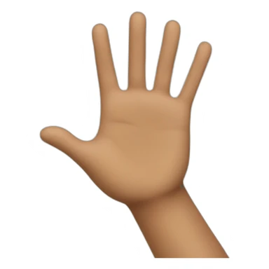 saludar mano sticker