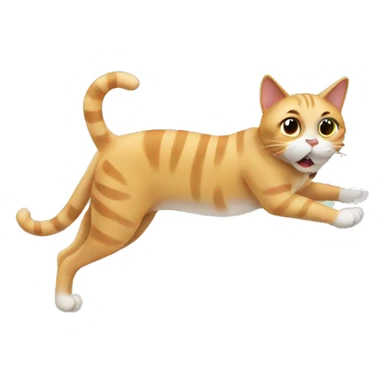 cat on treadmill  sticker