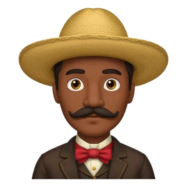 1800's mexican male sticker