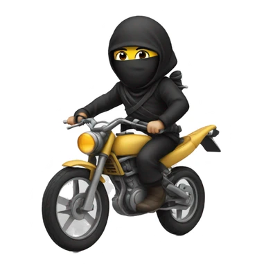  ninja with bike sticker