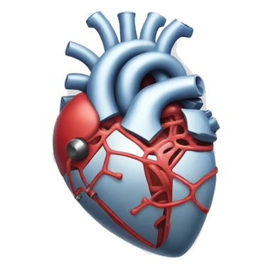 Mechanical anatomy heart  sticker