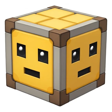 create a tuff block from minecraft sticker