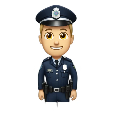 police officer uk sticker