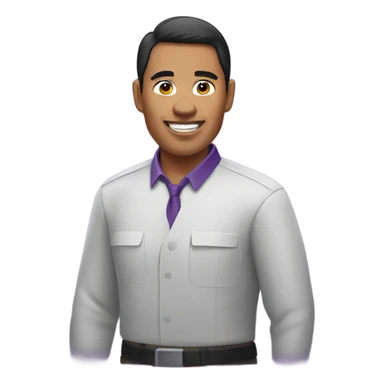 Asian man working at Taco Bell  sticker