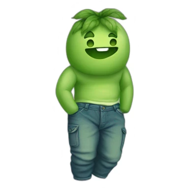 Having cucumbber on my pants sticker