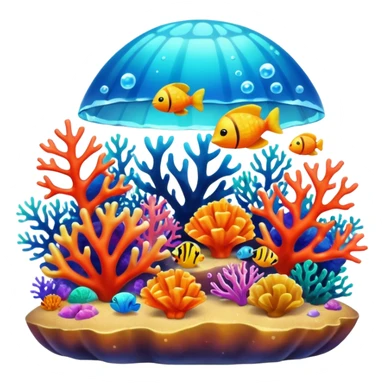 Coral Reef Treasure sticker