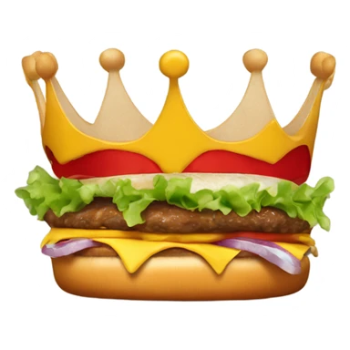 Burger King crown sticker