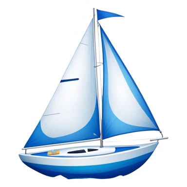 Sailboat - Sunfish (Model Year: 2021) (Iconic colour: Bright sail with blue and white) sticker