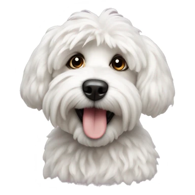 Coton de tuler birthday dog sticker