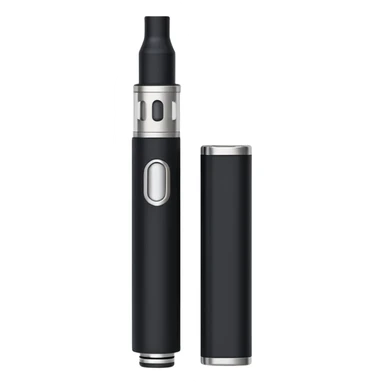 black simple wide Electronic cigarette sticker