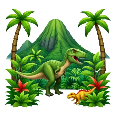 Jurassic Park GREEN COLOR sticker