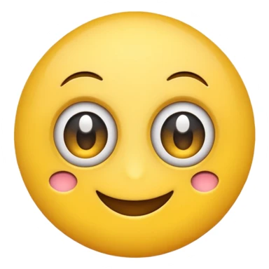 emoji with one big eye and one small eye sticker