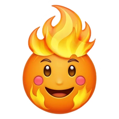 fire imojie iphone sticker