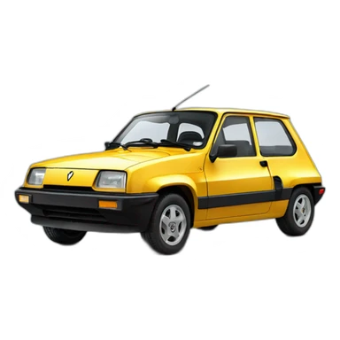 Renault super 5 sticker