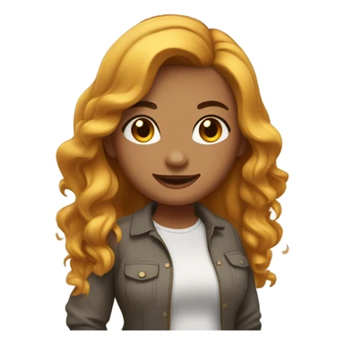 Overweight girl sticker