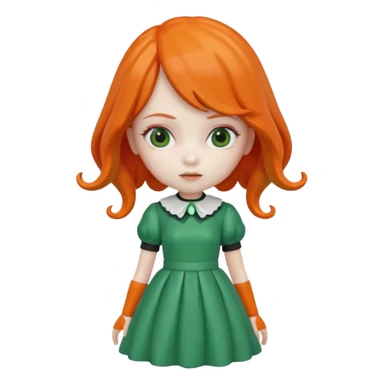 squid game doll sticker