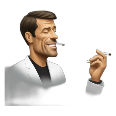 Tony robbins smoking sticker