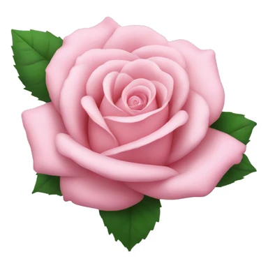 Baby pink rose sticker