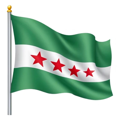 Syrian green flag sticker