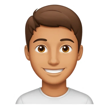 portrait of a young man sticker