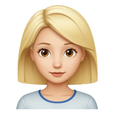 blonde womand, cute, from sector commercial sticker