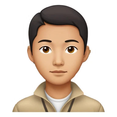 Asain in china town  sticker