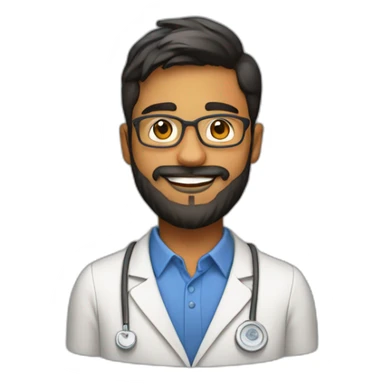 24 year old indian physics phd student at university of pittsburgh with beard sticker