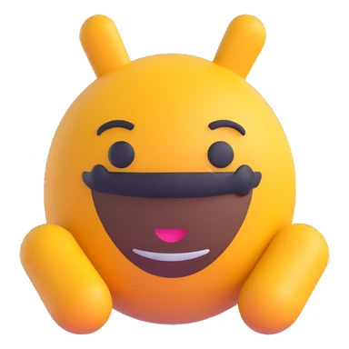 Fortnite character, 3D emoji style, rounded features, playful, with signature Fortnite accessories sticker