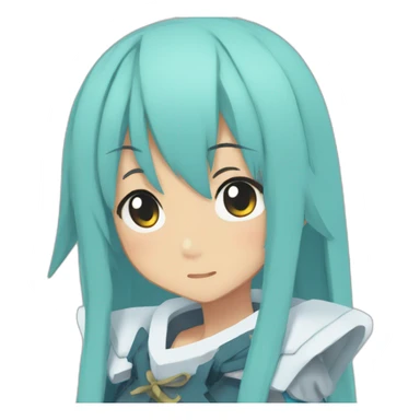 Aqua from konosuba sticker
