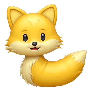 tails but inflated emoji sticker
