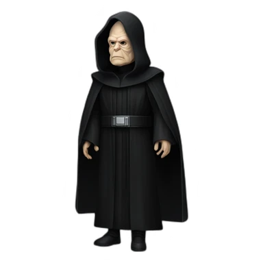 Emperor Shiev Palpatine (black hood, robe) Star Wars The return of the jedi sticker