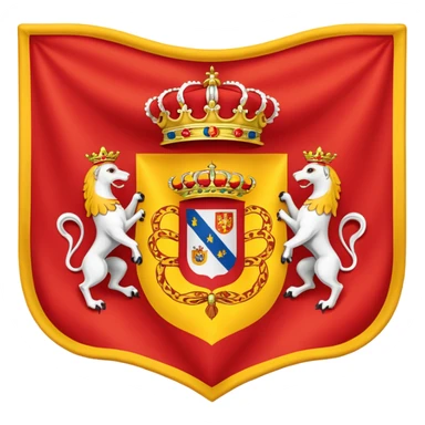 la bandera del imperio español sticker