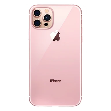 Pale pink iPhone 15 pro sticker