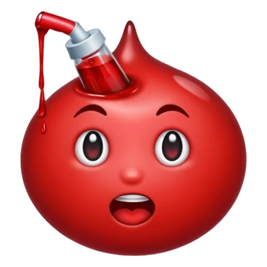 Emoji de sangre sticker