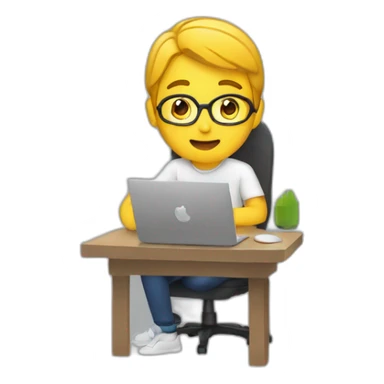 a person editing videos sticker