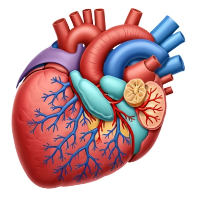 All human organ sticker