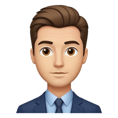 A professional looking man named Alex Cansani with modern styled hair sticker