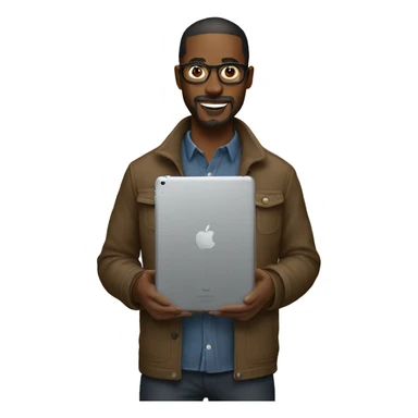 Designer with iPad  sticker