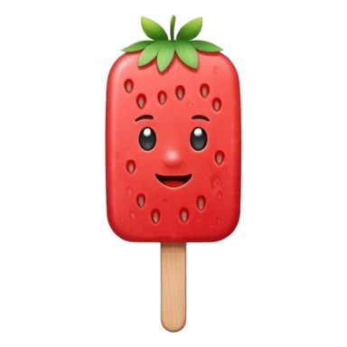 make a Strabbary popsicles sticker