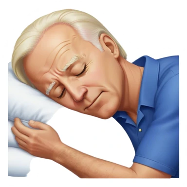 Joe Biden sleeping sticker