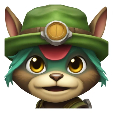 Teemo from league of legends sticker