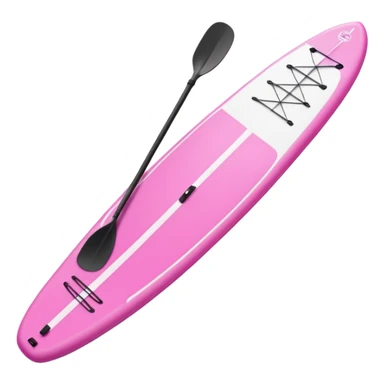 Pink paddle board sticker
