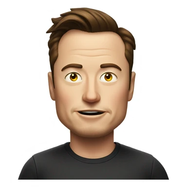 Elon musk sweaty sticker