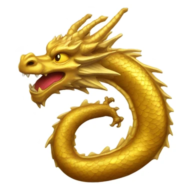 golden dragon sticker