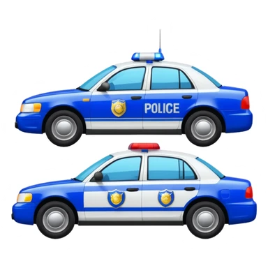 police car sticker