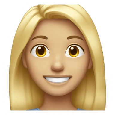 Blonde, girl, Thanks sticker
