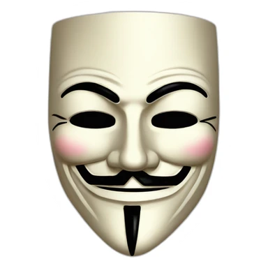 guy fawkes mask sticker